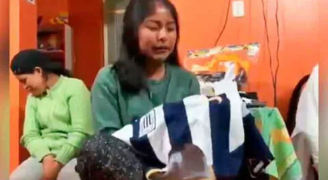 Alianza Lima: niña al borde de las lágrimas tras recibir regalo de jugadores por Navidad [VIDEO]