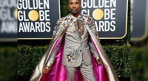 Billy Porter capta la mirada de atención en la alfombra roja de los premios Oscar 2019