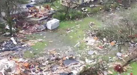 Estados Unidos: tornado dejó 14 fallecidos y causó catastróficos daños en Alabama
