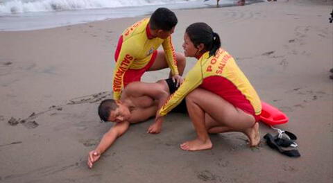 La playa de Santa María es donde se han registrado mayor caso de personas rescatadas en la playa.