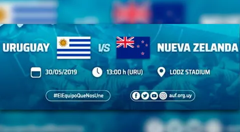 Uruguay vs. Nueva Zelanda EN VIVO: charrúas ganaron 2-0 a kiwis por el Mundial Sub 20 de Polonia 2019