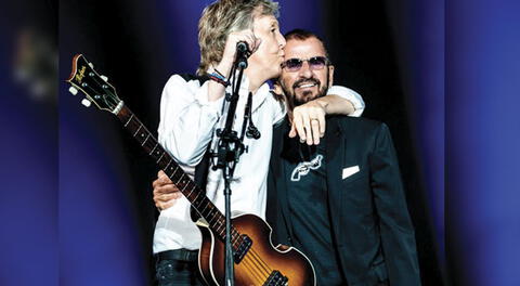 Paul McCartney y Ringo Starr, los exintegrantes de The Beatles se unieron para show musical