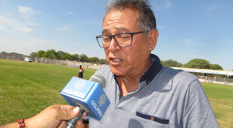 Arturo Ibañez, presidente del Atlético Grau cumple pedido de Valencia de traer refuerzos. FOTO: Roberto Saavedra