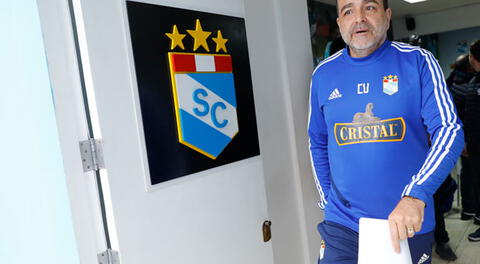 El técnico del Sporting Cristal no se confía en las estadísticas favorables. FOTO: LIBERO