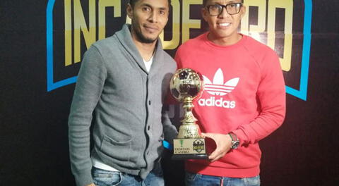 Carlos Lobatón y Rinaldo Cruzado estuvieron en la presentación del Premio Inca de Oro 2019