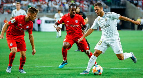  Real Madrid vs. Bayern Munich por el debut de Eden Hazard. FOTO: EFE