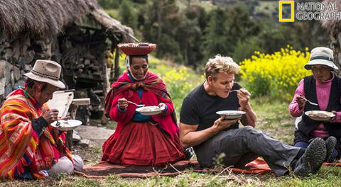 Gordon Ramsay inició su primera travesía gastronómica en Cusco