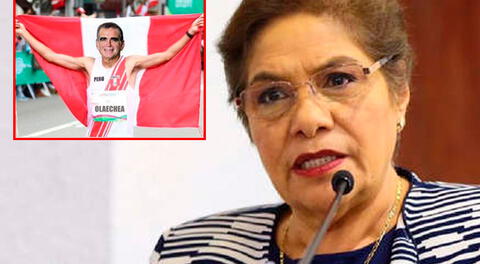 Luz Salgado hizo comparación entre fondista y nuevo presidente del Congreso