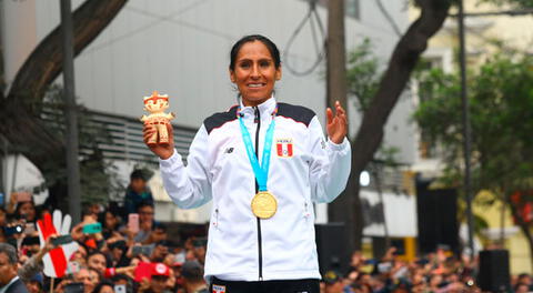 Inés Melchor ganó medalla de oro en la Maratón en los Juegos Panamericanos 2019