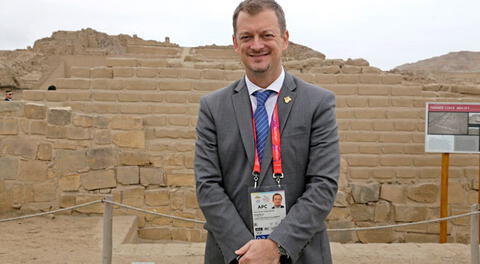 , Andrew Parsons equien estuvo presente en la ceremonia del Encendido de la Antorcha Parapanamericana  Lima 2019