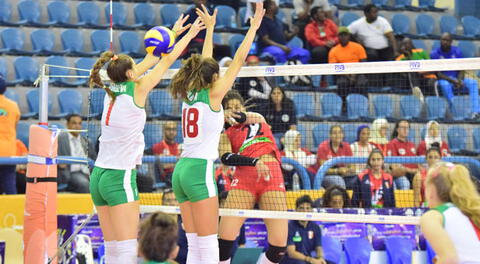 Perú Cayó 3 a 2 ante Bulgaría en el Mundial U 18 en el Cairo FOTO: Federación Internacional de  voleibol