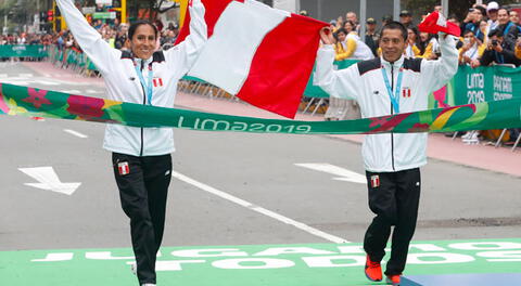 Tejeda y Pacheco ganadores de la Maratón en los Juegos Panamericanos Lima 2019