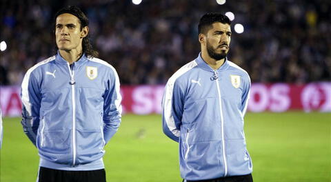 Cavani y Suárez serán bajas ante Perú