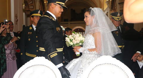 Inés Melchor se casa en Huancayo 