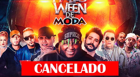 Concierto por Halloween fue cancelado