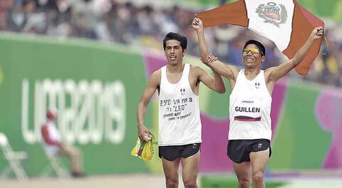 Guillén y  Ferdinan Cereceda compitieron en la segunda semifinal de los 1500 metros planos T11 del Campeonato Mundial de Para Atletismo Dubái 2019