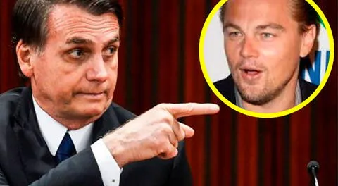 Jair Bolsonaro acusa al actor Leonardo DiCaprio de financiar los incendios en la Amazonía