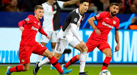Juventus y Bayer Leverkusen se enfrentaron en la última jornada de la fase de grupos de la Champions League