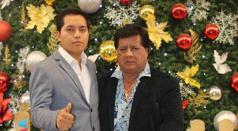 Con su hijo Marcos, su verdadero heredero musical.