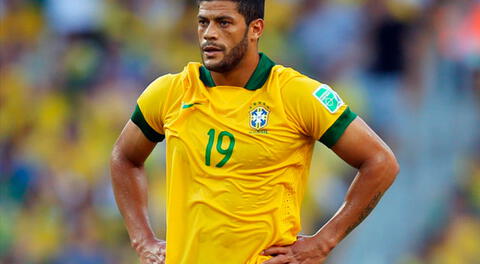 Hulk integró la selección de Brasil y disputó el Mundial de 2014
