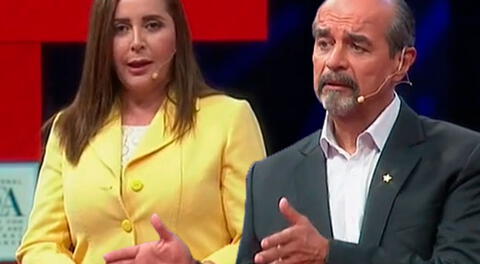 Rosa Bartra y Mauricio Mulder fueron criticados por su participación en el debate electoral