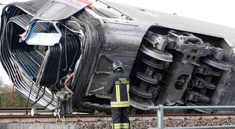 El tren circulaba a casi 300 kilómetros por hora