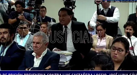 Audiencia de prisión preventica en contra de José Luna Gálvez