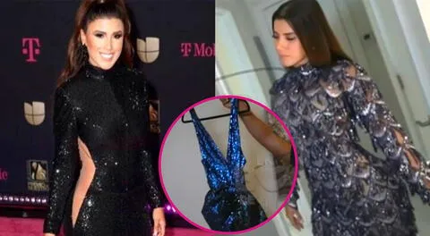 Yahaira Plasencia y las opciones de vestidos que tuvo para la alfombra magenta.