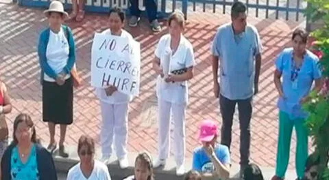 Enfermeros y técnicos de Hospital de Villa El Salvador protestaron por no estar capacitados