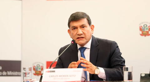 Carlos Morán, ministro del interior