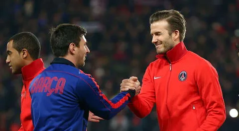 Beckham declaró su admiración por Messi.