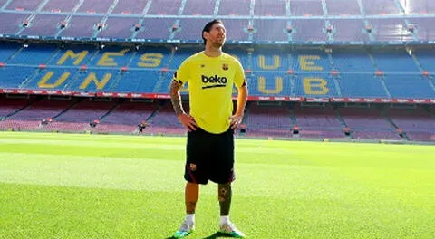 Lionel Messi volvió al Camp Nou.