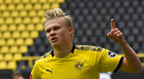Haaland, la figura del Dortmund en este fin de semana.
