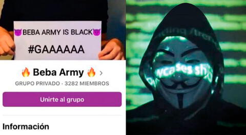 Usuarios comparan a la Beba Army con Anonymous.