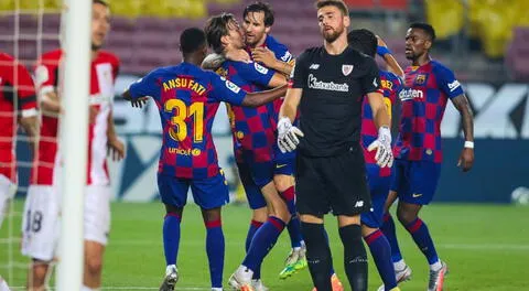 Barcelona y Athletic Club disputaron un intenso partido por LaLiga | Foto: @FCBarcelona