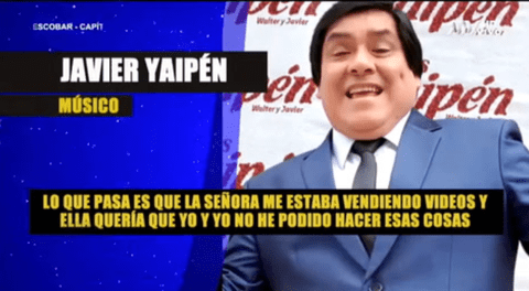 El líder de Hermanos Yaipén, Javier Yaipén, se defendió tras hacerse públicas las imágenes con Paloma de Guaracha, y se mostró decepcionado de ella.