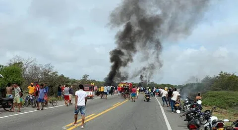 Accidente de tránsito en Pueblo Viejo, Colombia, se hizo viral en las redes sociales.