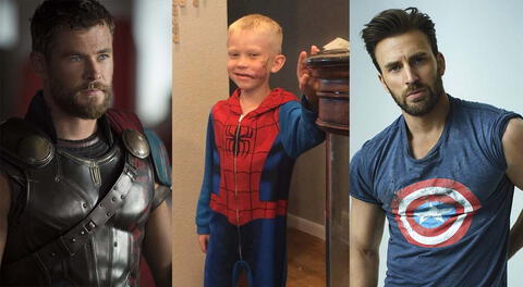 "Capitán América" le enviará escudo a niño y "Thor" lo saludó por su valentía.