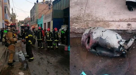 Explosión de gas deja hasta el momento a tres personas fallecidas.