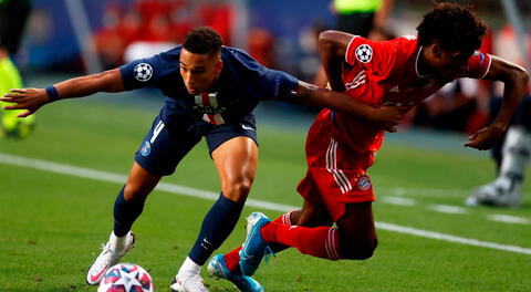 PSG y Bayern Múnich empataron el primer tiempo sin goles.