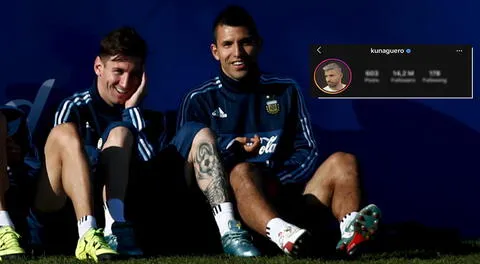 Lionel Messi y Sergio Agüero son figuras de la selección argentina.