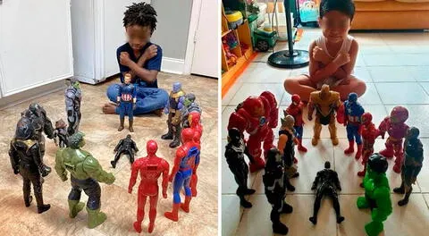 El actor de Avengers Mark Ruffalo compartió en Twitter las fotos de los niños rindiéndole tributo a Pantera Negra.