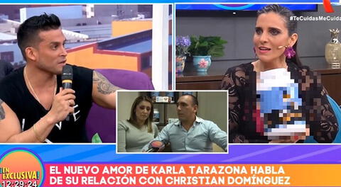 Christian Domínguez recibe regalo de parte del novio de Karla Tarazona