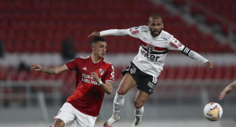 River Plate  es segundo al ganar al Sao Paulo.