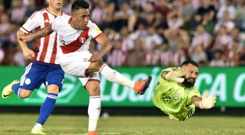 Cueva tuve una excelente actuación en el último encuentro Eliminatorio ante Paraguay.