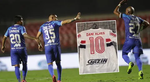 Jean Deza llamó la atención en redes sociales mostrando la camiseta de Dani Alves.