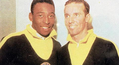 Pelé  y Zagallo una amistad de muchos años.