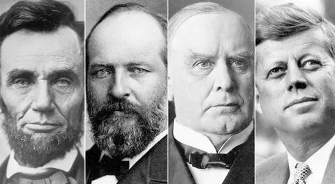 Cuatro presidentes de EE.UU. fueron asesinados: Abraham Lincoln, James A. Garfield, William McKinley y John F. Kennedy.