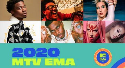 MTV EMA 2020: Hora y canal para ver show de Maluma, Karol G y demás artistas