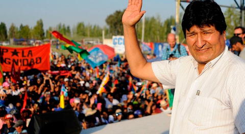 Evo Morales regresó a Bolivia